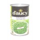 Daucy  Petits Pois Fin  1/2 400g