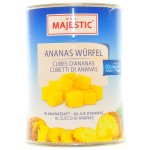 Majestick Ananas Cubes  au Jus  Boite  340g 