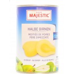 Majestick Poires Moitiés sirop Majestick Boite 400g